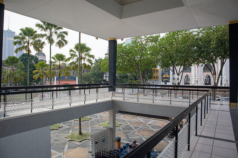 马来西亚国家清真寺(Masjid Negara)，马来西亚美丽的国家中心，是吉隆坡市的象征。一个独立和联邦的马来西亚。